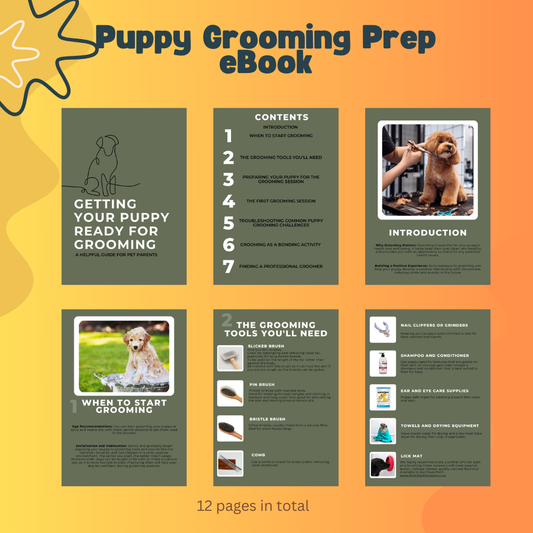 Puppy Prep for Grooming [DLE and eBook] - digital download. PDF